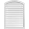 Ekena Millwork Arch Top Surface Mount PVC Gable Vent: Functional, w/ 2"W x 2"P Brickmould Sill Frame, 28"W x 38"H GVPAR28X3803SF - alternate 1